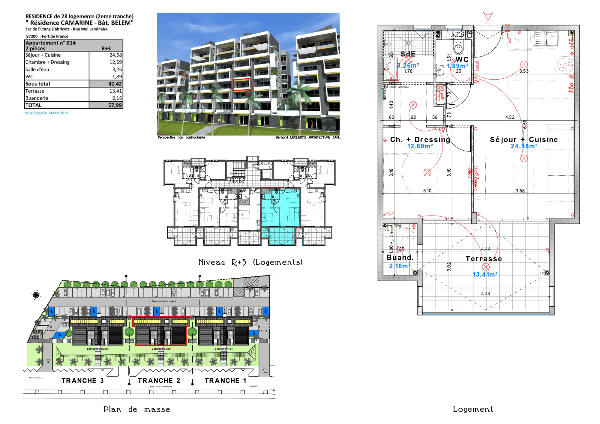 Appartement 2 Pièce(s) Fort-de-France
