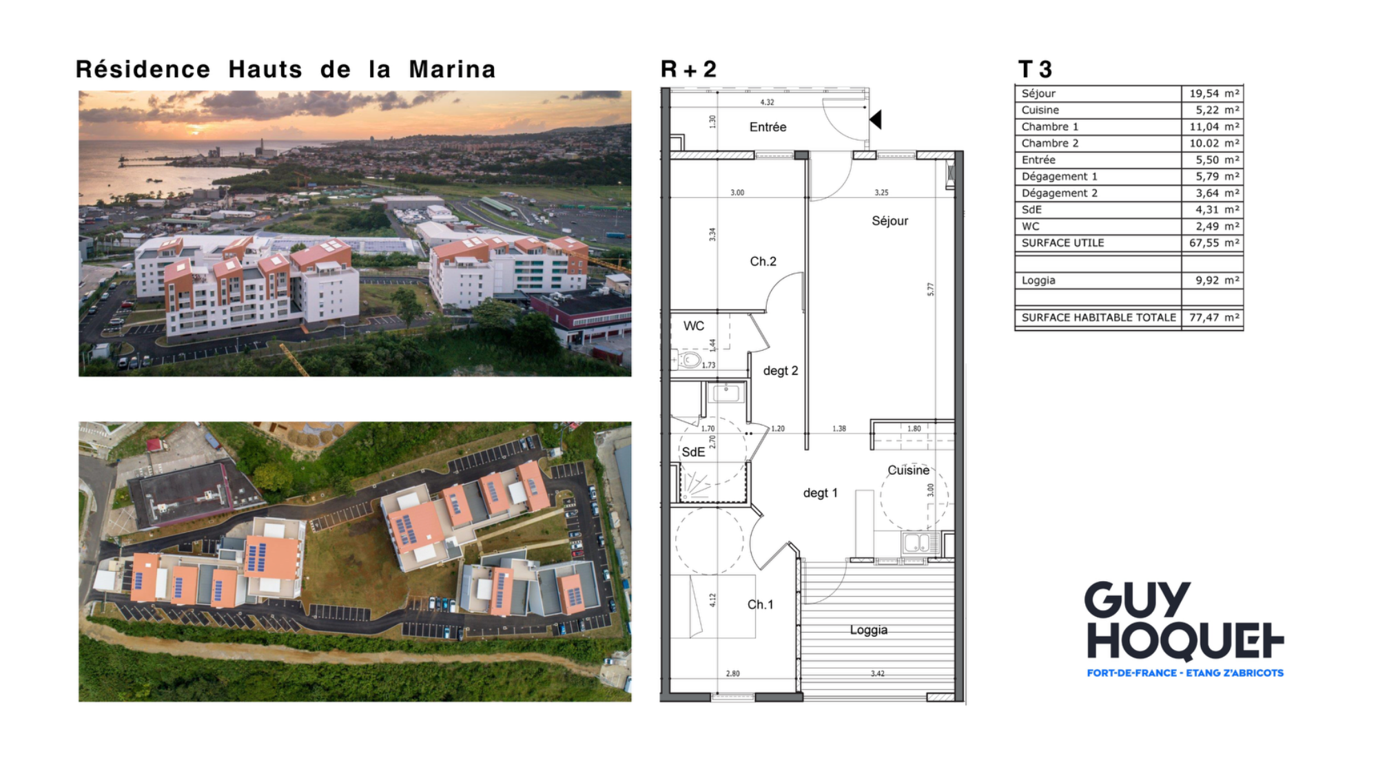 Appartement 3 Pièce(s) Fort-de-France