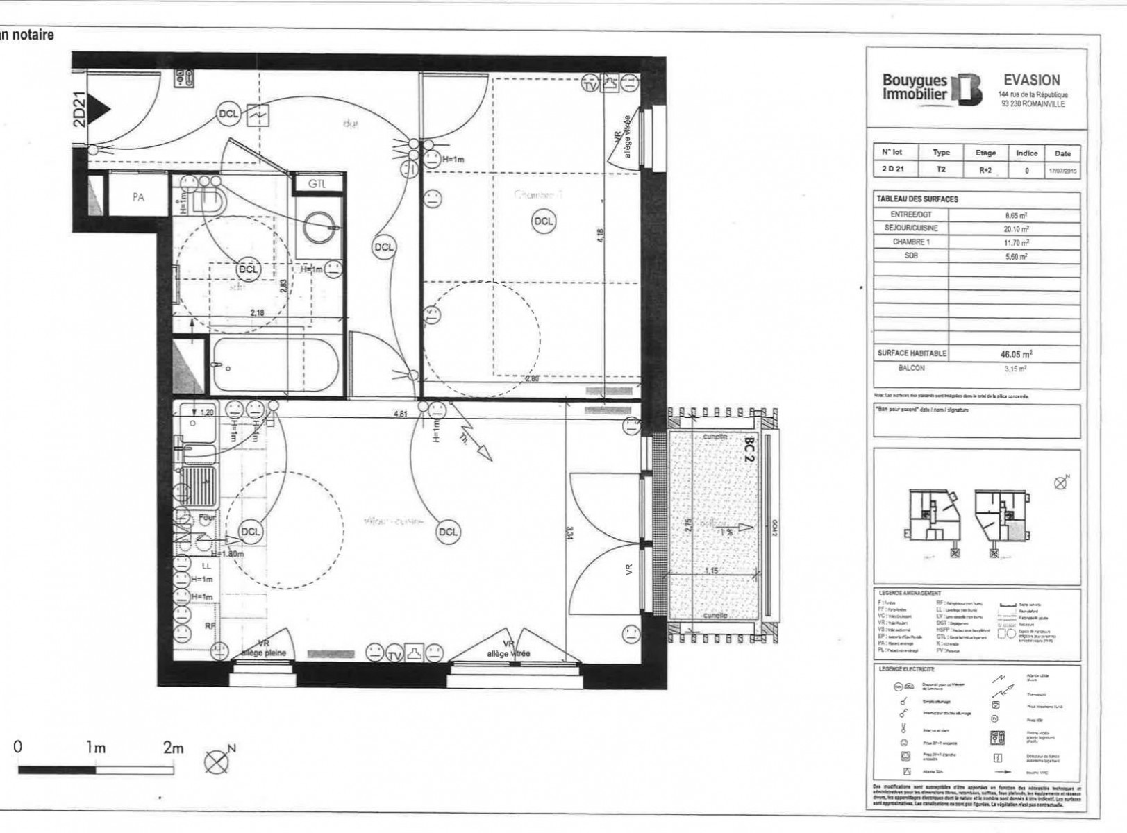 Appartement 2 Pièce(s) ROMAINVILLE - Photo 6