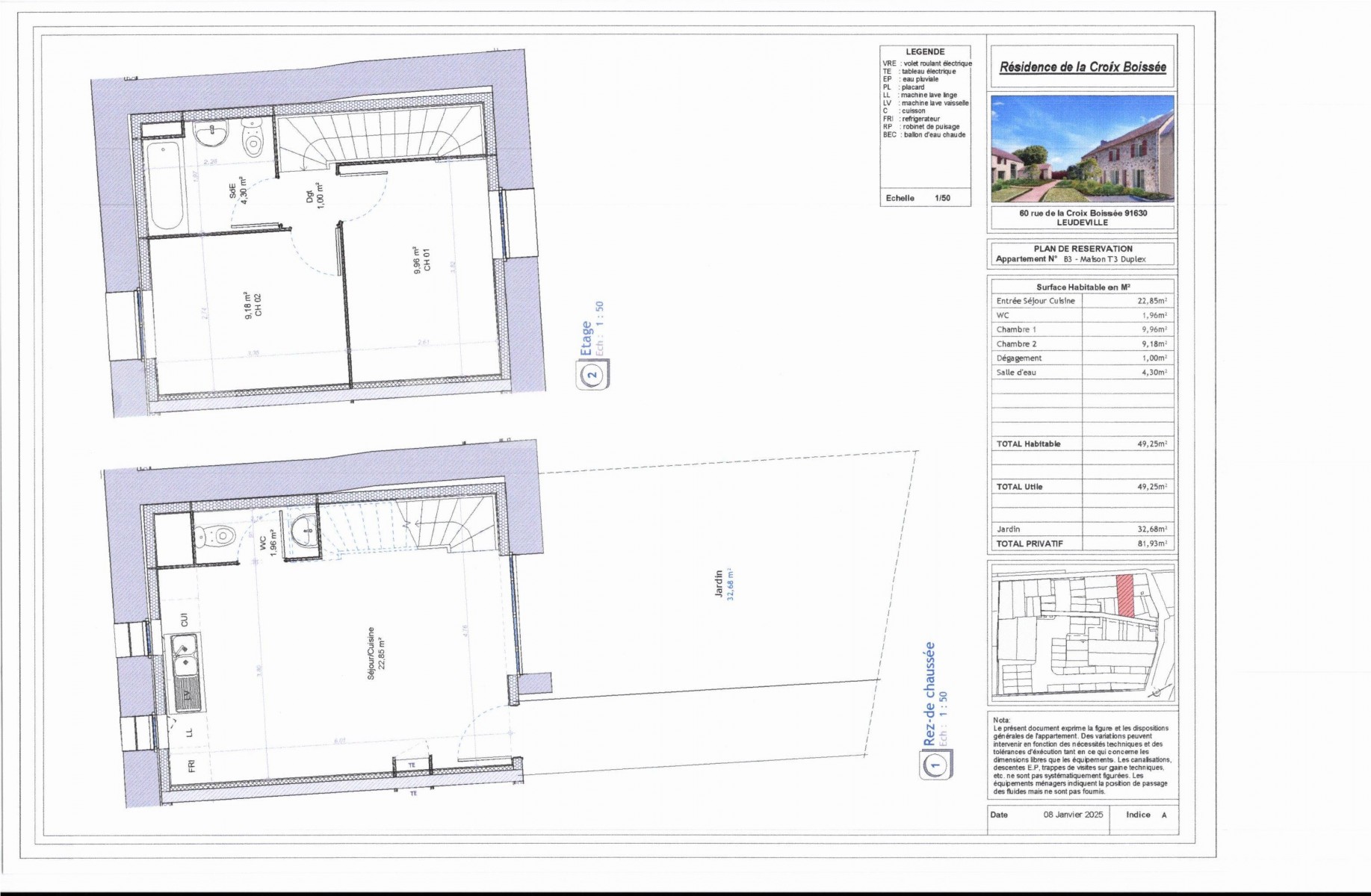 Maison 3 Pièce(s) LEUDEVILLE - Photo 4
