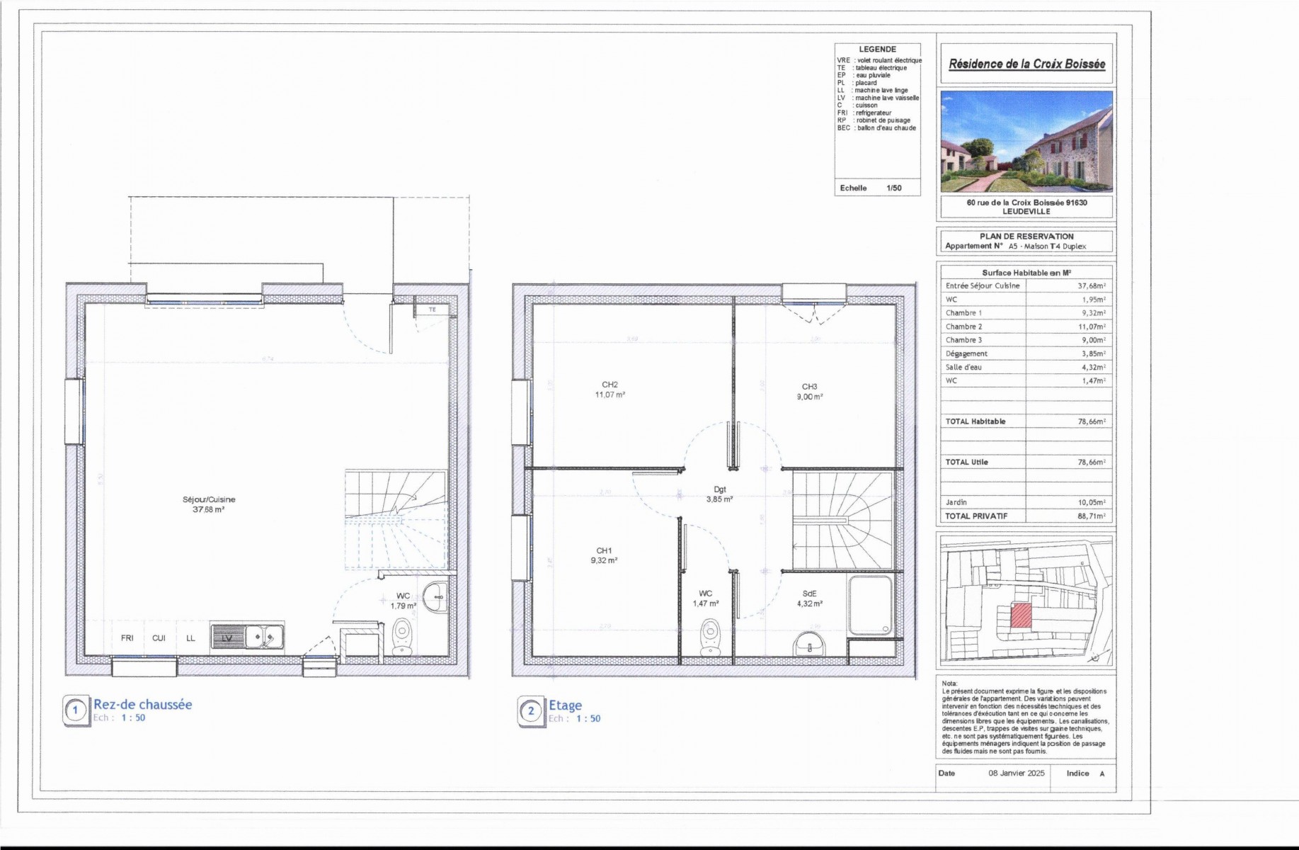 Maison 4 Pièce(s) LEUDEVILLE - Photo 3