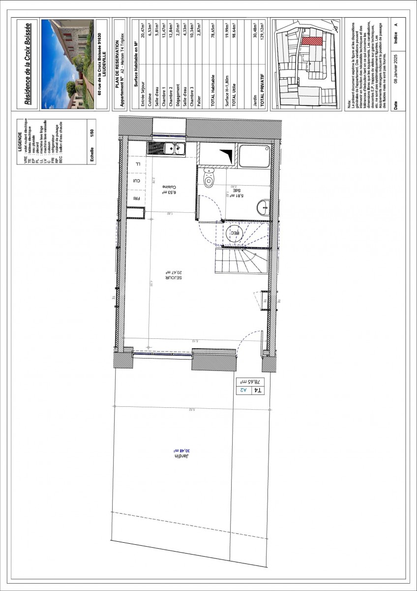 Maison 4 Pièce(s) LEUDEVILLE - Photo 3