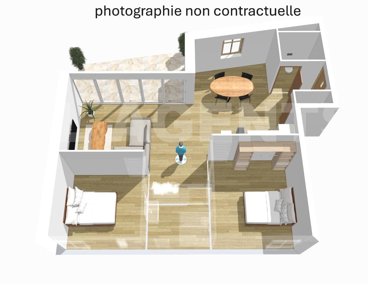 Appartement 3 Pièce(s) BRISON-SAINT-INNOCENT - Photo 2