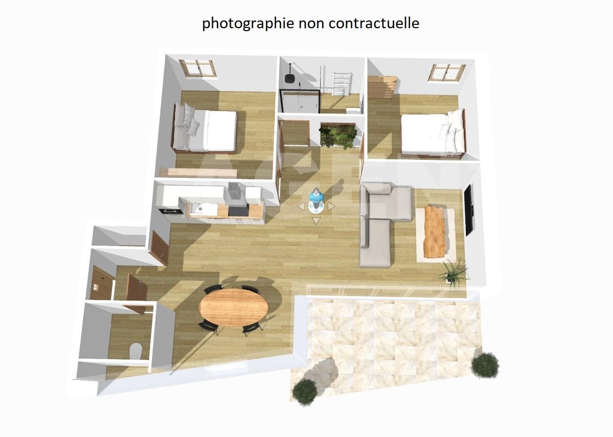 Appartement 3 Pièce(s) BRISON-SAINT-INNOCENT - Photo 3