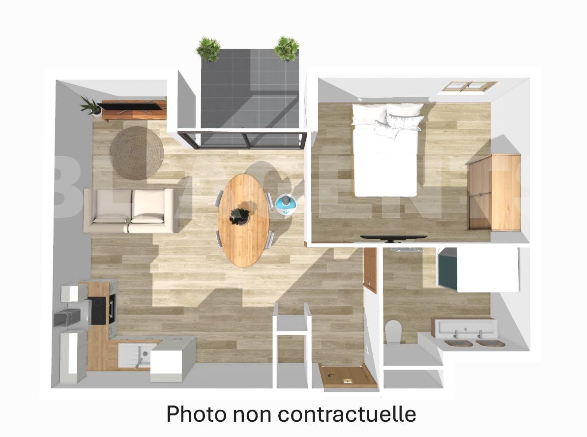 Appartement 2 Pièce(s) BRISON-SAINT-INNOCENT - Photo 3