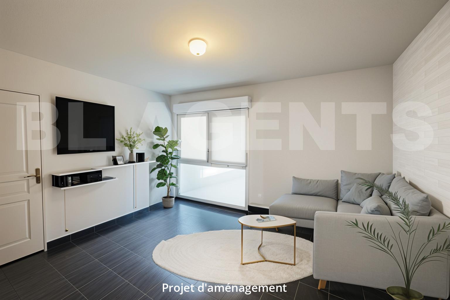 Appartement 2 Pièce(s) MONT-SAINT-AIGNAN - Photo 2