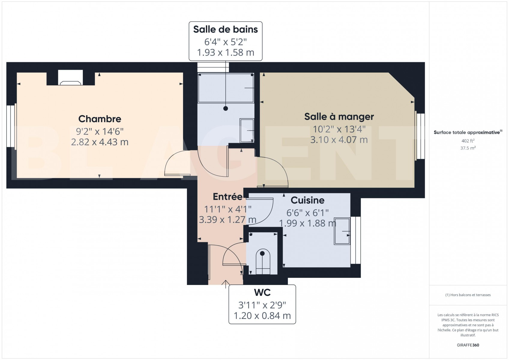 Appartement 2 Pièce(s) MONTROUGE - Photo 6