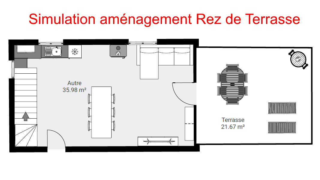 Maison en pierre 2 Pièce(s) La Canourgue