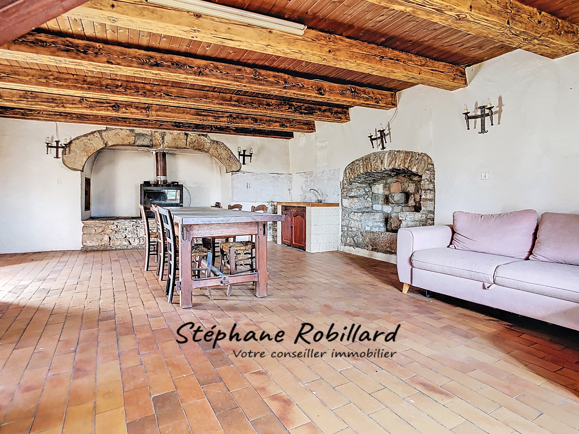 Maison en pierre 2 Pièce(s) Chanac