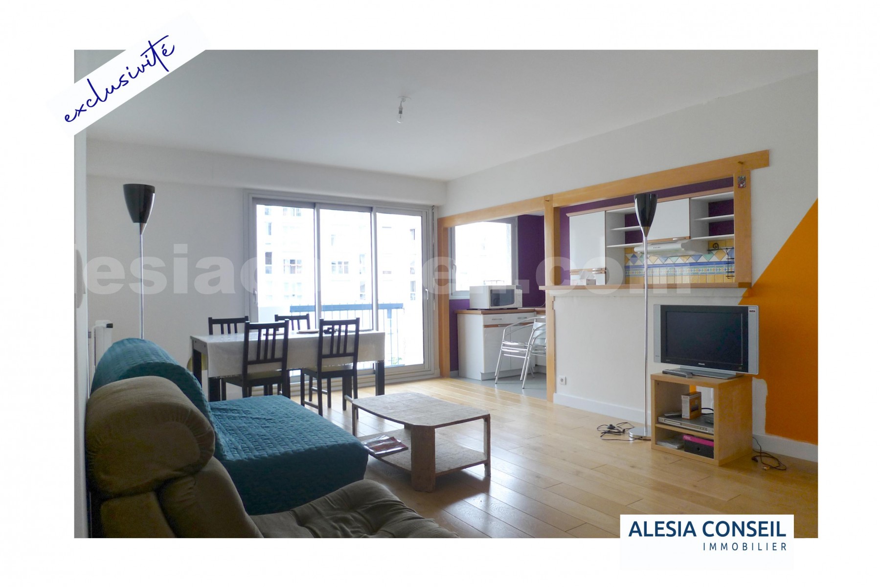 Appartement 3 Pièce(s) PARIS 14EME ARR.