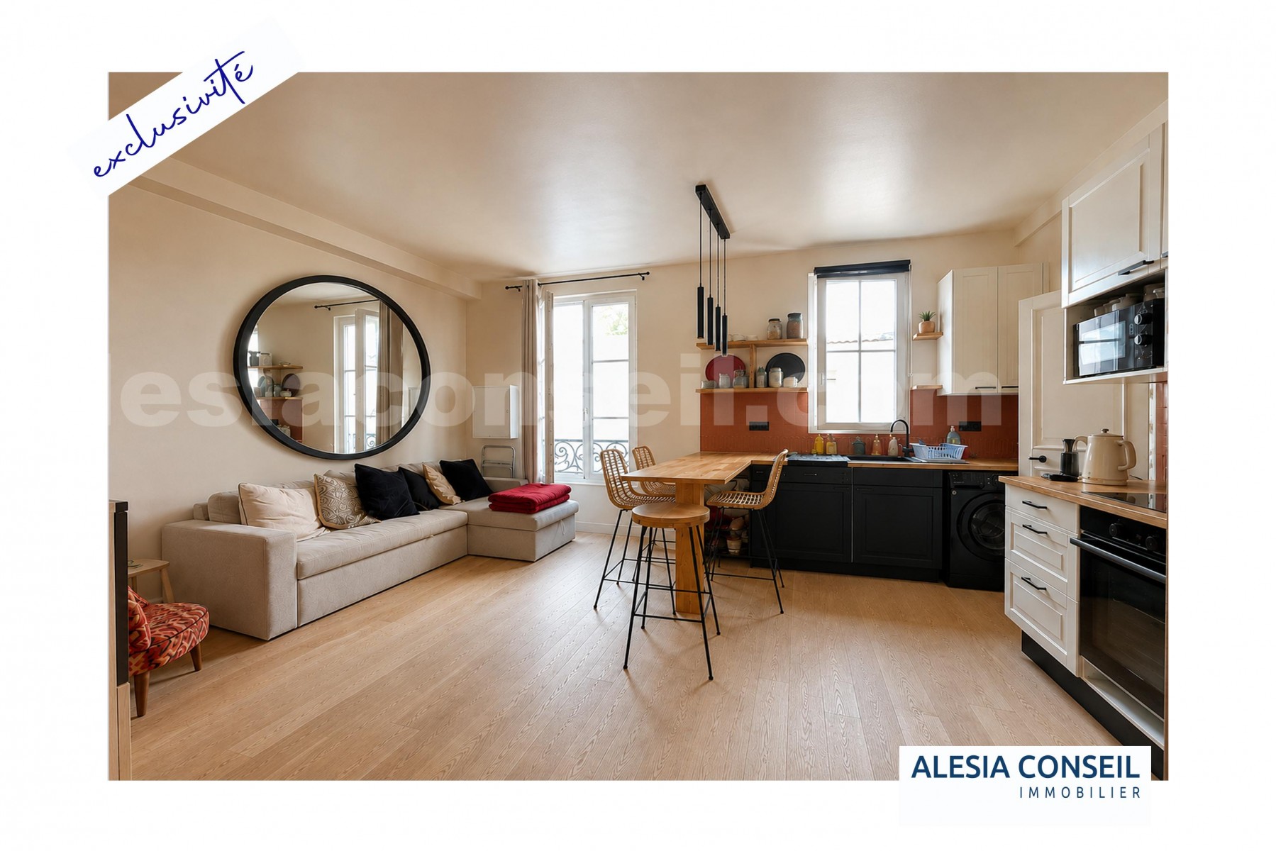 Appartement 3 Pièce(s) PARIS 14EME ARR.