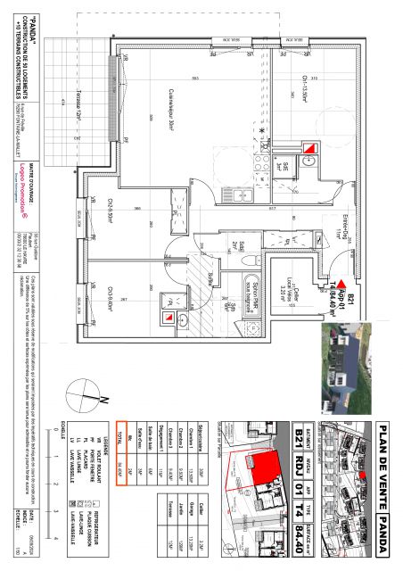 Appartement 4 Pièce(s) Fontaine-la-Mallet