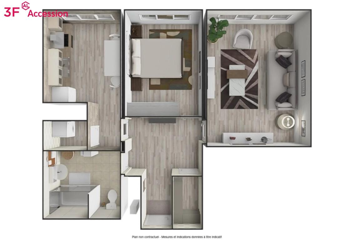 Appartement 2 Pièce(s) Bonneuil-sur-Marne - Photo 9