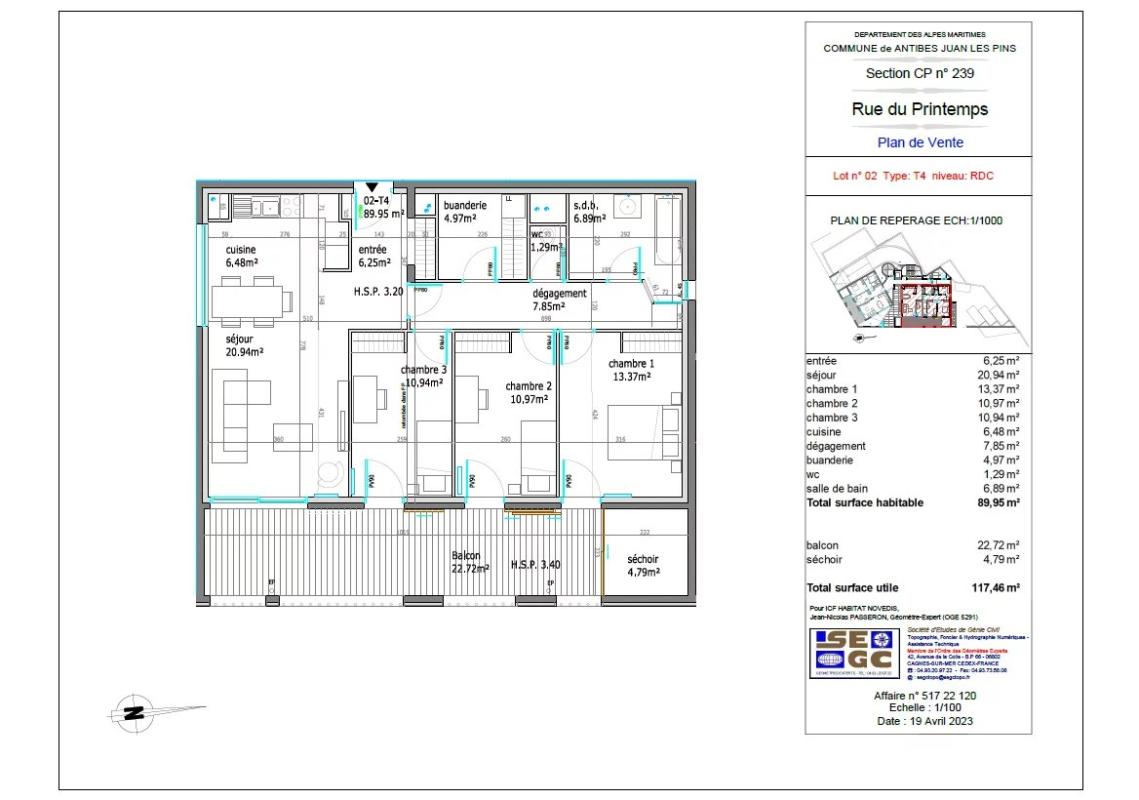 Appartement 4 Pièce(s) Juan Les Pins - Photo 8