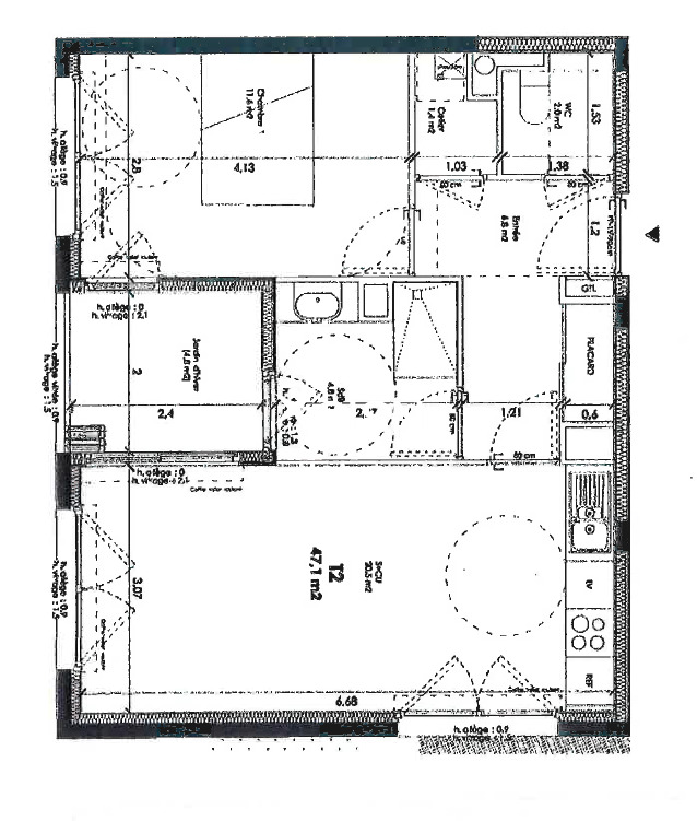 Appartement 2 Pièce(s) Nantes