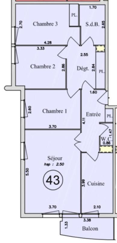 Appartement 4 Pièce(s) Élancourt