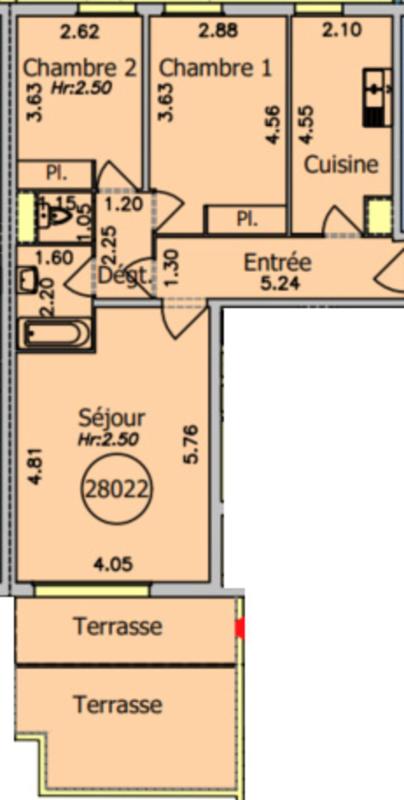 Appartement 3 Pièce(s) Suresnes