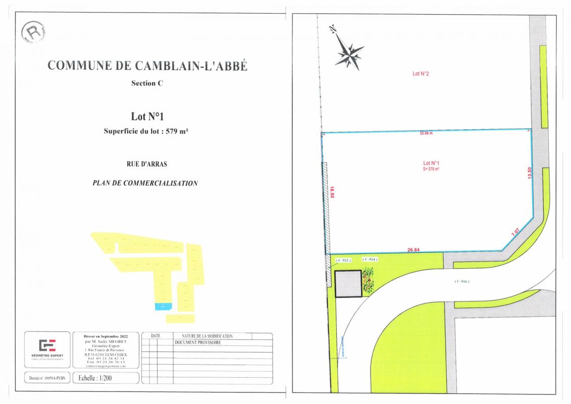 Terrain  Camblain-l'Abbé - Photo 3