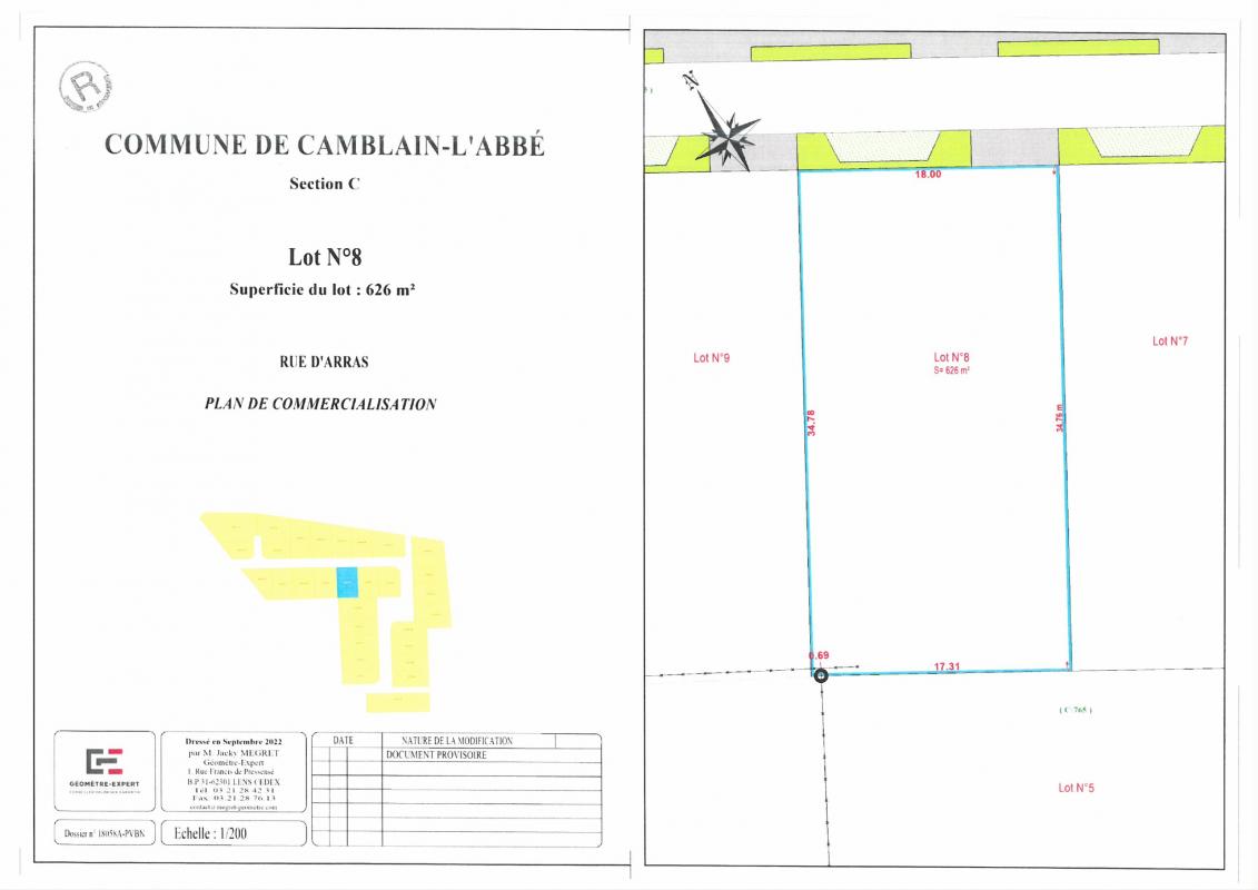 Terrain  Camblain-l'Abbé - Photo 2