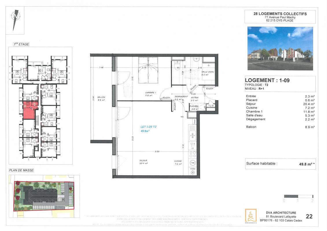 Appartement 2 Pièce(s) Oye-Plage - Photo 1