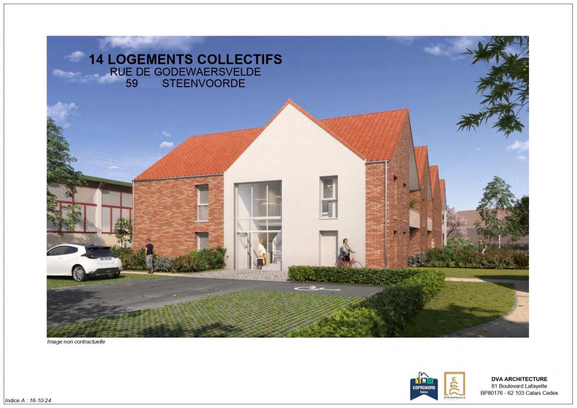 Appartement 3 Pièce(s) Steenvoorde