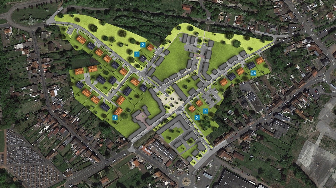 Terrain  Marles-les-Mines