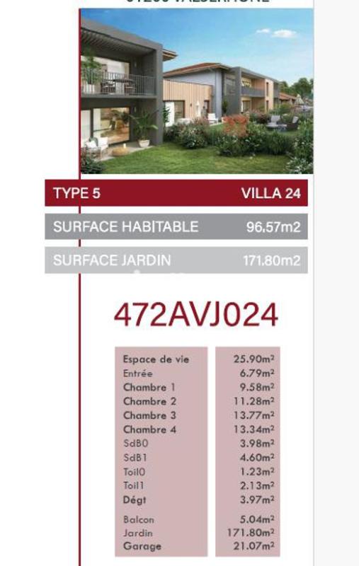 Maison 5 Pièce(s) Valserhône