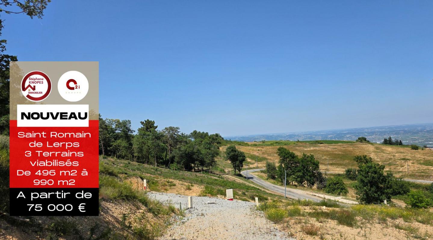 Terrain  Saint-Romain-de-Lerps