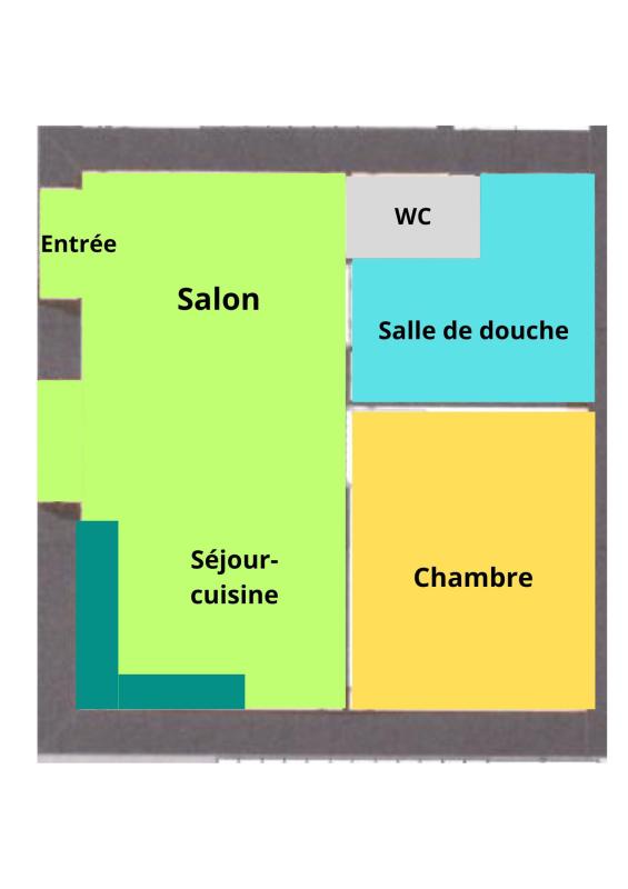 Appartement 2 Pièce(s) Gosné