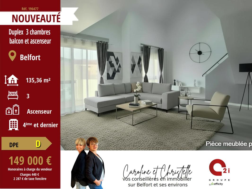 Appartement 6 Pièce(s) Belfort