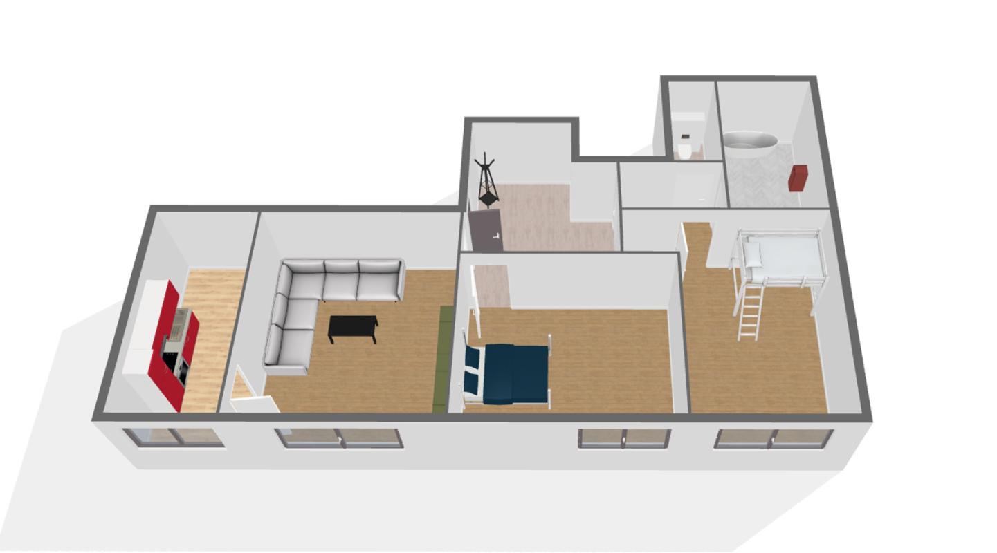 Appartement 3 Pièce(s) Le Kremlin-Bicêtre