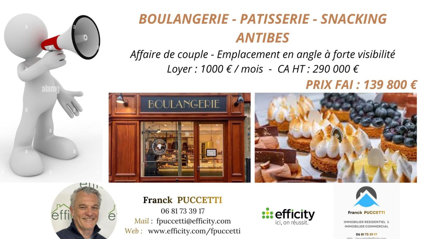 Boulangerie/pâtisserie  Antibes