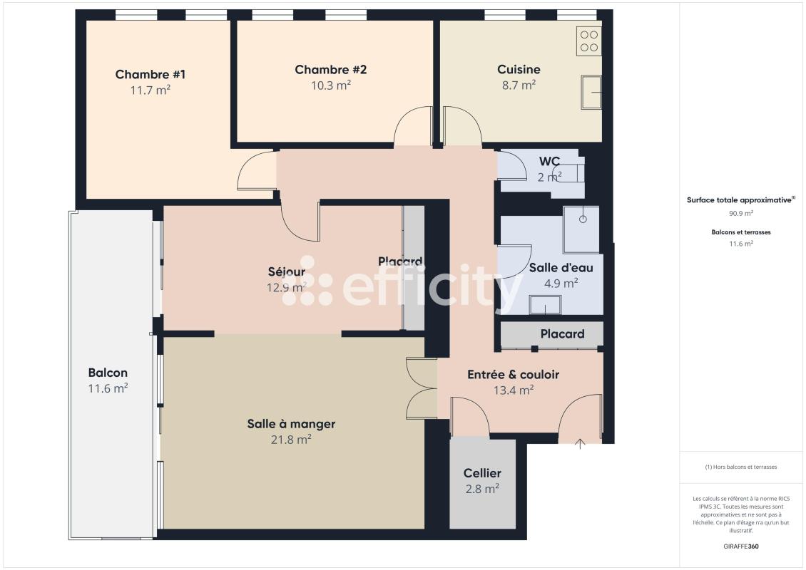 Appartement 4 Pièce(s) Bourg-en-Bresse