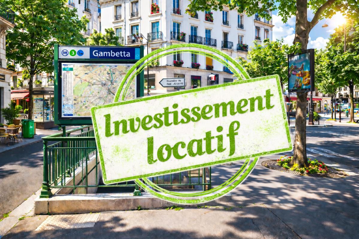 Appartement 1 Pièce(s) Paris 20eme Arrondissement