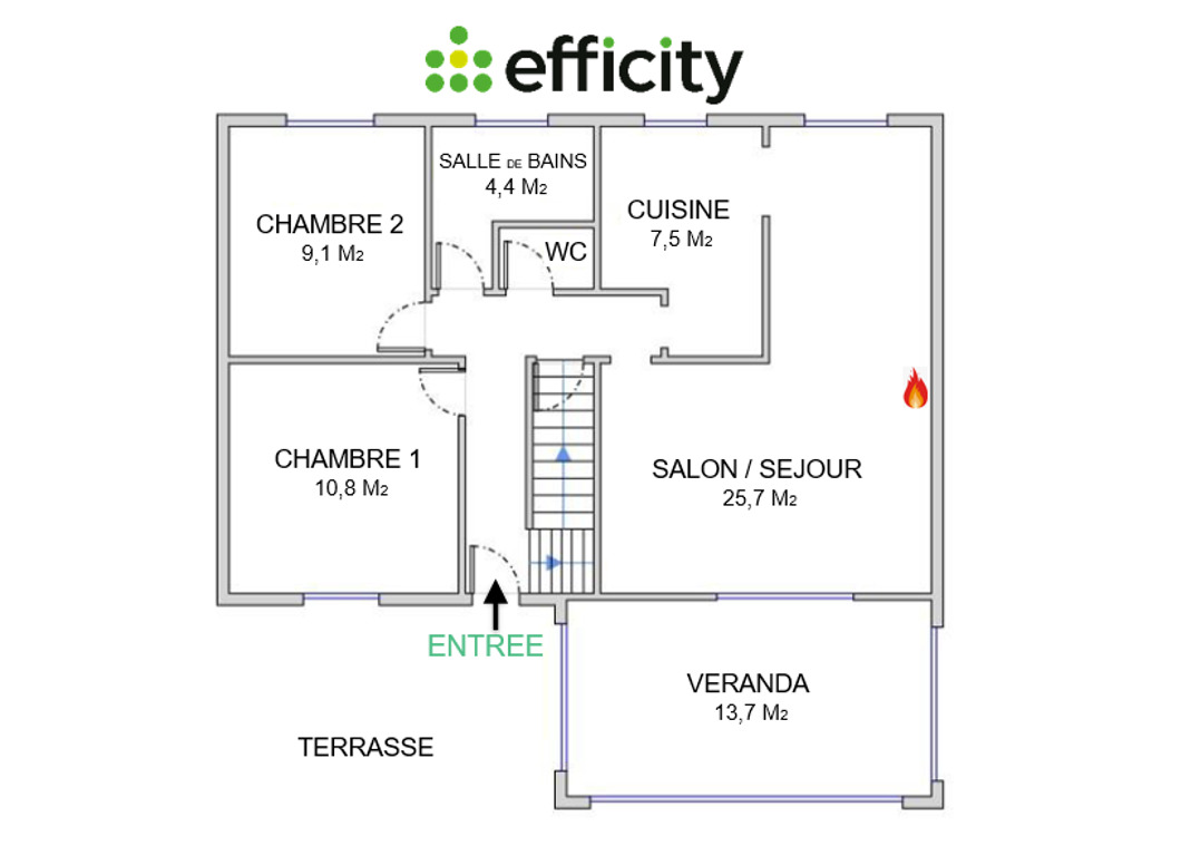 Pavillon 6 Pièce(s) Antony