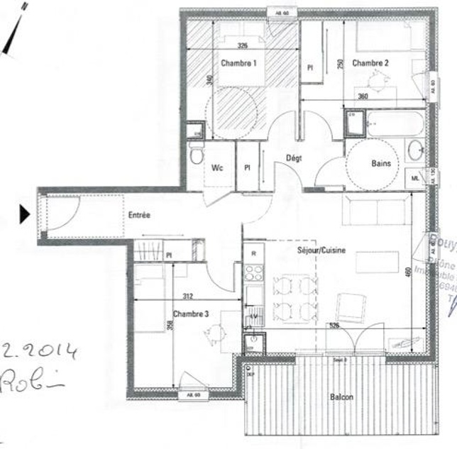 Appartement 4 Pièce(s) Vénissieux