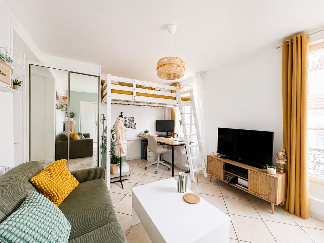 Appartement 1 Pièce(s) Paris 14eme Arrondissement