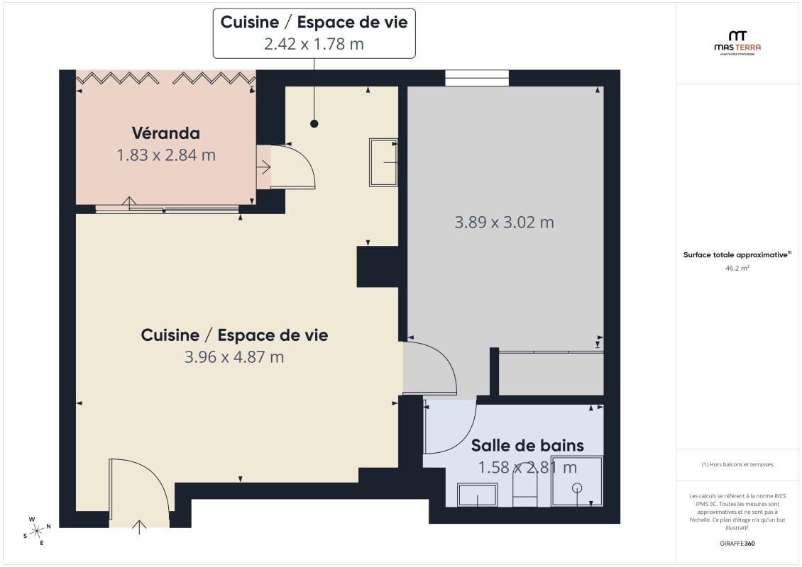 Appartement 2 Pièce(s) Grasse - Photo 6