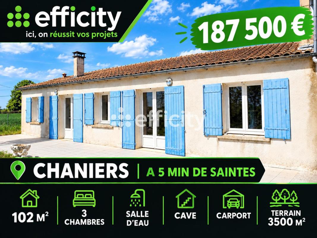 Maison 4 Pièce(s) Chaniers