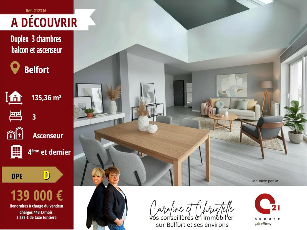 Appartement 6 Pièce(s) Belfort