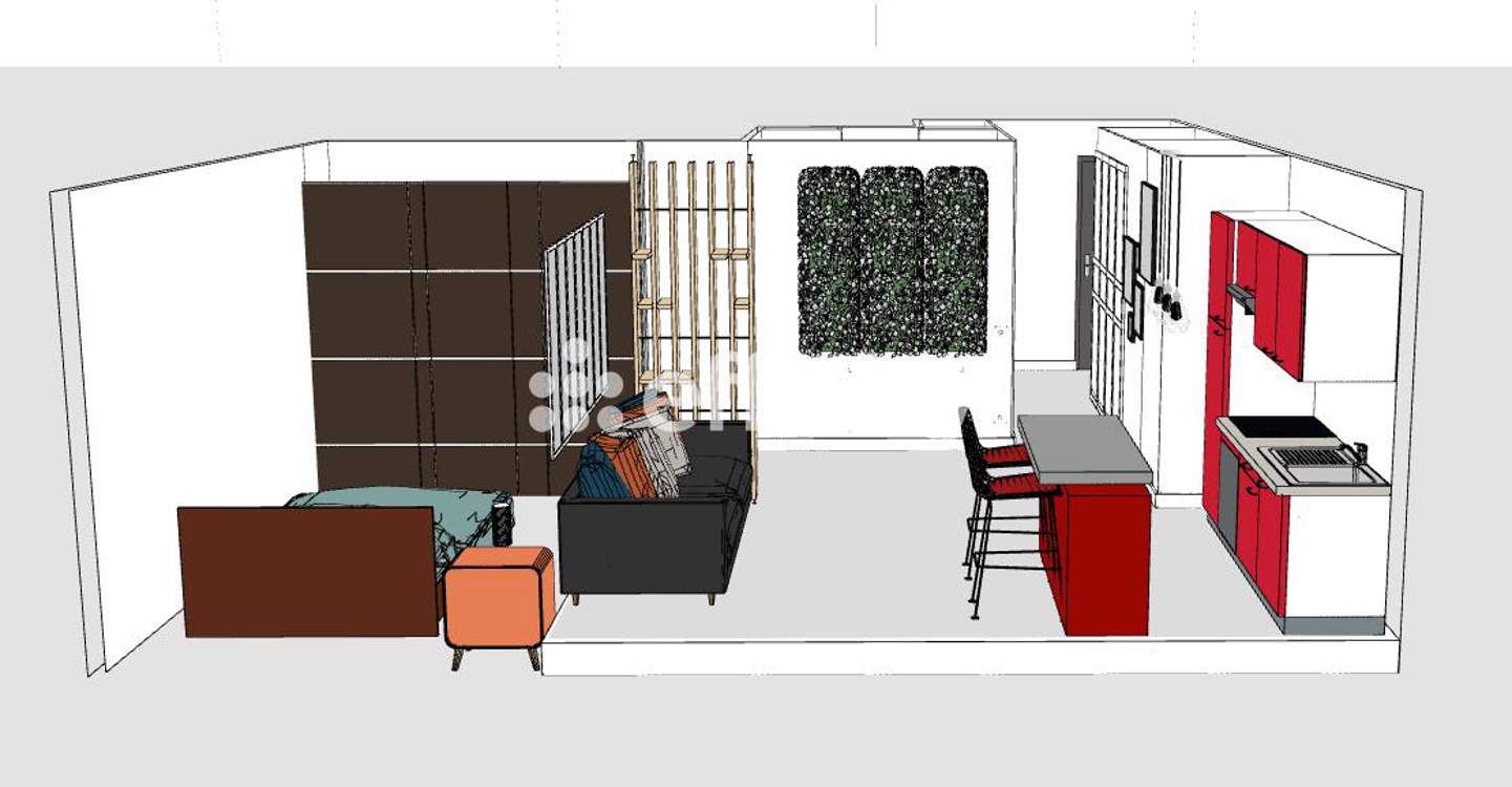 Appartement 2 Pièce(s) Paris 13eme Arrondissement