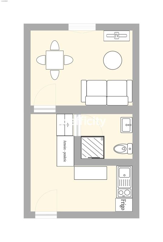 Appartement 1 Pièce(s) Royan