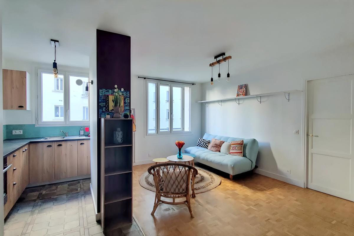 Appartement 2 Pièce(s) Paris 14eme Arrondissement