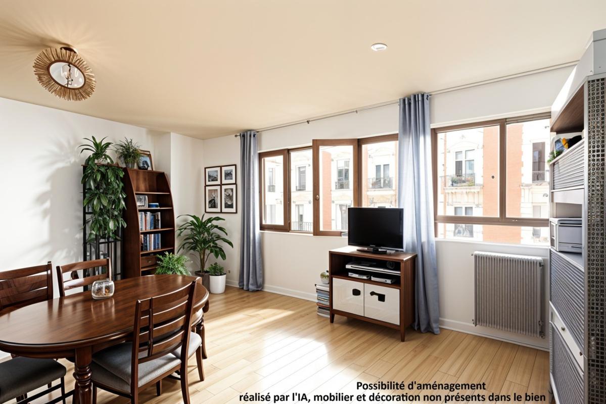 Appartement 2 Pièce(s) Paris 18eme Arrondissement