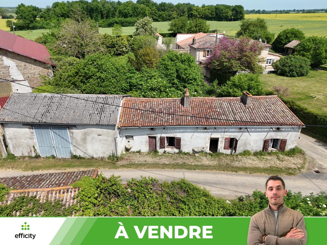 Maison longère 4 Pièce(s) Sommières-du-Clain