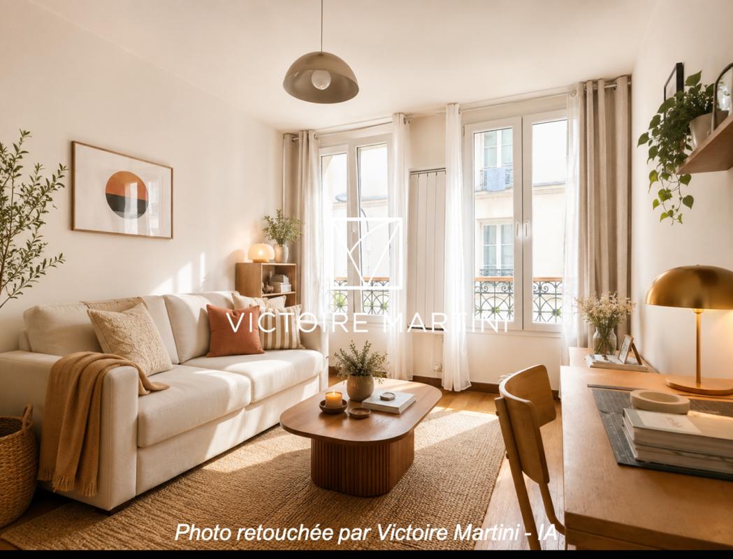 Appartement 1 Pièce(s) Paris 20eme Arrondissement