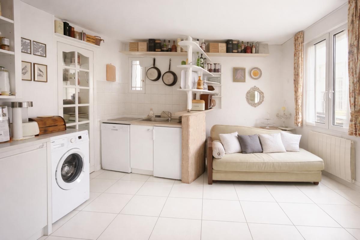 Appartement 2 Pièce(s) Paris 20eme Arrondissement