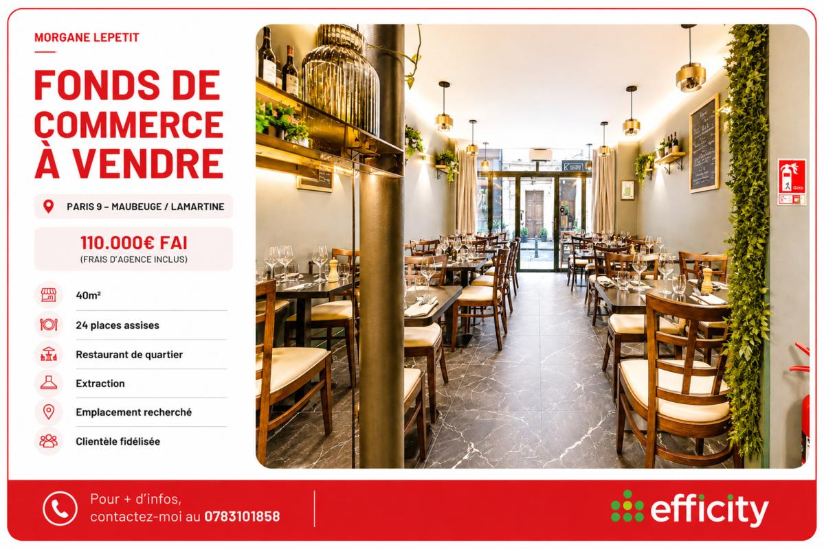 Commerces/negoce  Paris 9eme Arrondissement