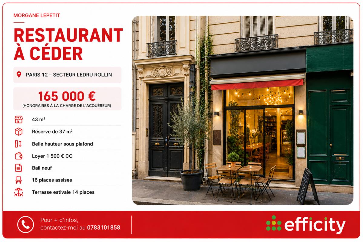 Commerces/negoce  Paris 12eme Arrondissement