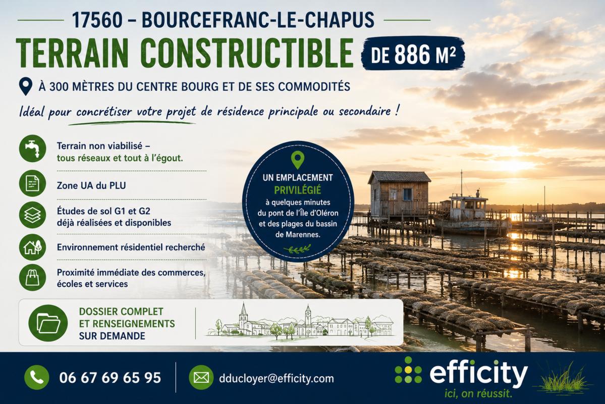 Terrain  Bourcefranc-le-Chapus
